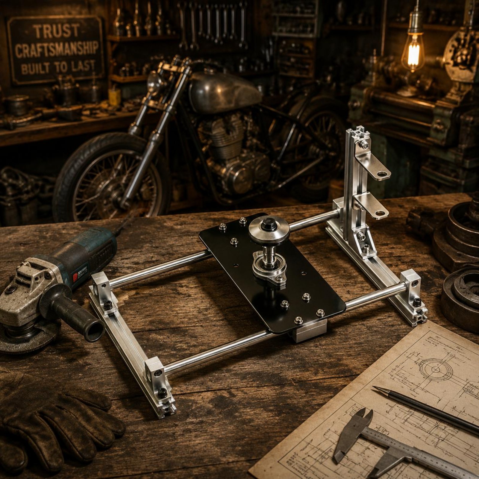Power Tools Accessories - Soporte ajustable para hojas de amoladora