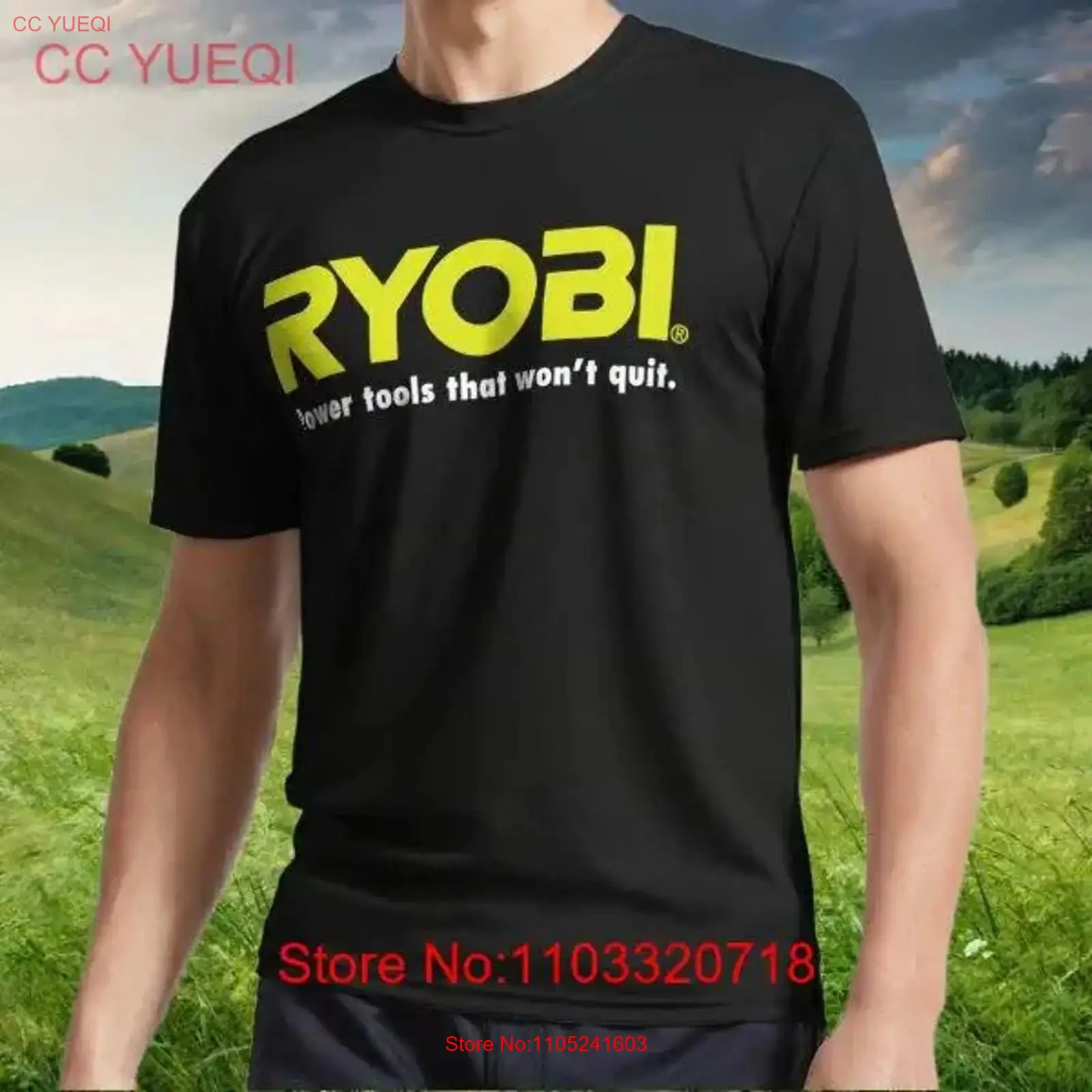Power Tools Logo Design - Nueva camiseta activa con logotipo de