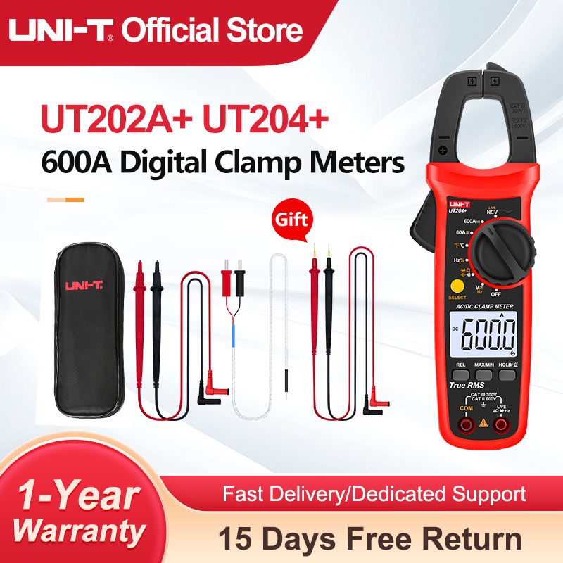 Power Tools Plus - UNI-T UT204 + UT202A + AC