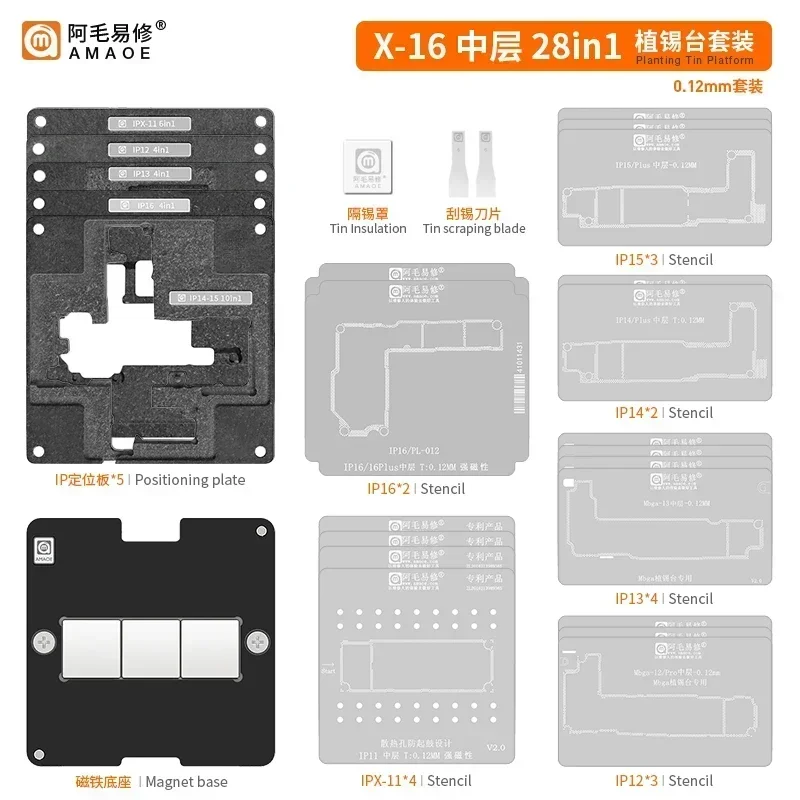 Power Tools Plus - AMAOE IPX-16 28 en 1 kits