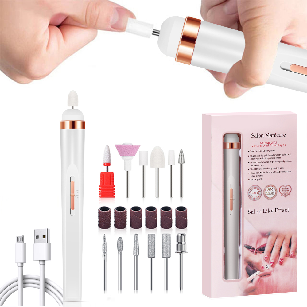 Power Tools Online - LULAA Juego de manicura portátil Juego