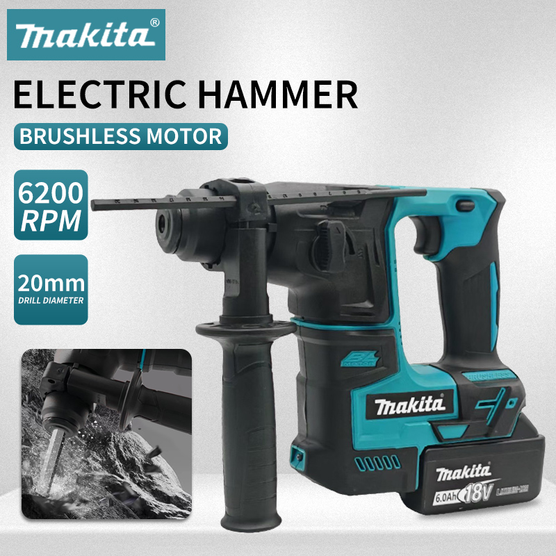 Power Tools Online - Martillo Eléctrico Makita, Martillo Inalámbrico sin