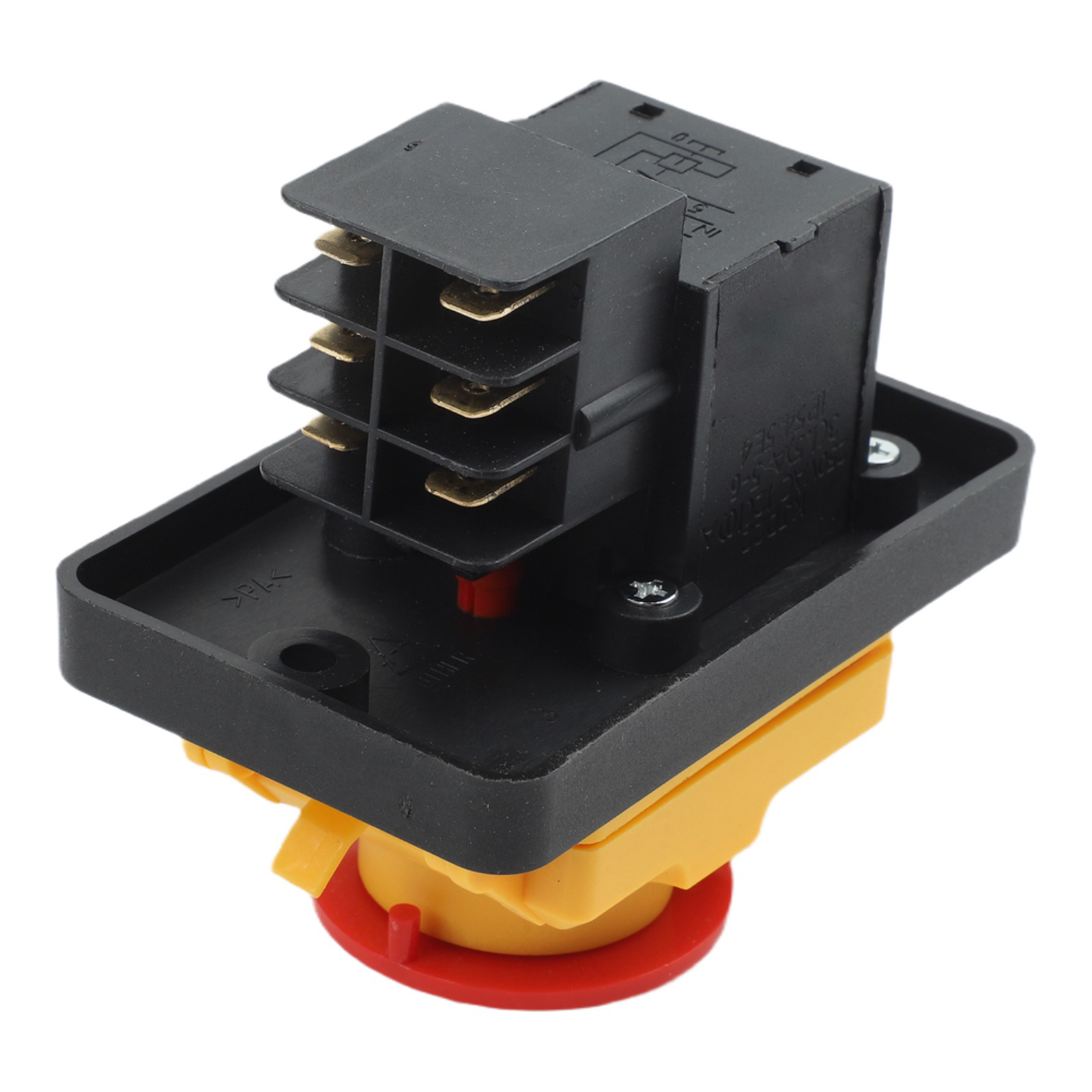 Power Tools Yellow And Black - Interruptor de botón industrial de 220V,