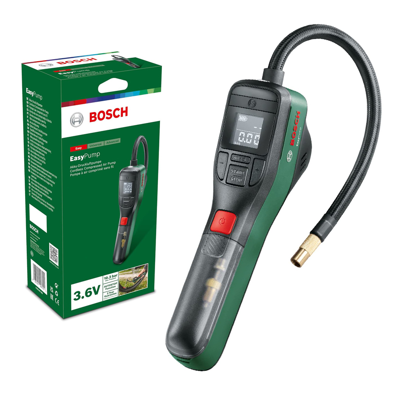 BOSCH Easy Pump, Inflador de A - Power Tools Accessories reseña y precio