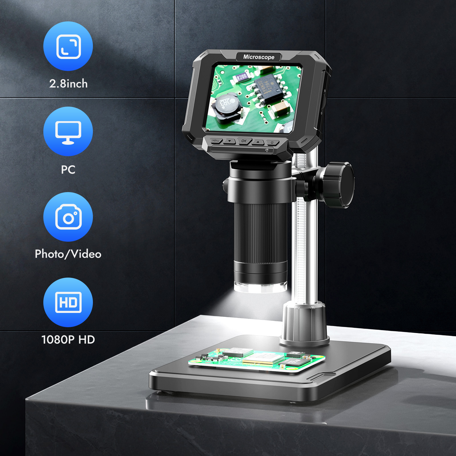 Microscopio Digital para Moned - Power Tools For Windows reseña y precio