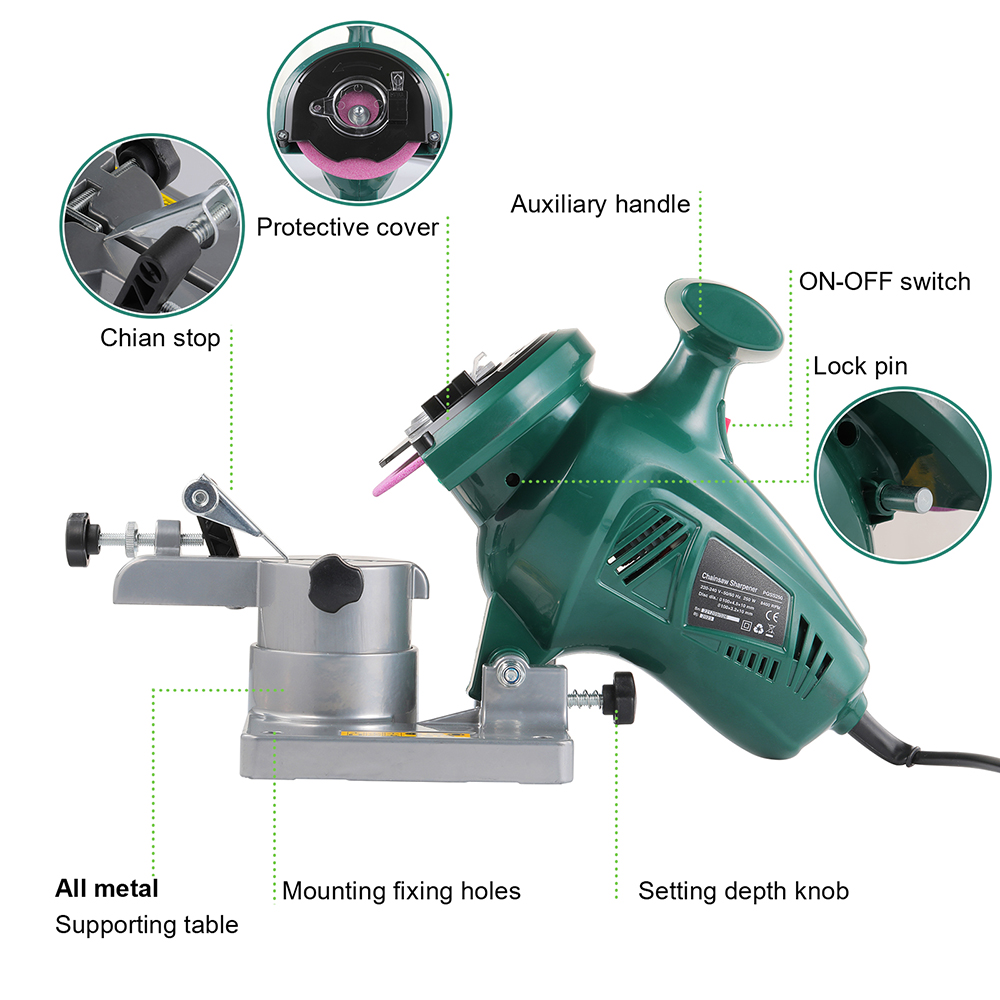 Afilador de motosierra POSENPR - Power Tools Online reseña y precio