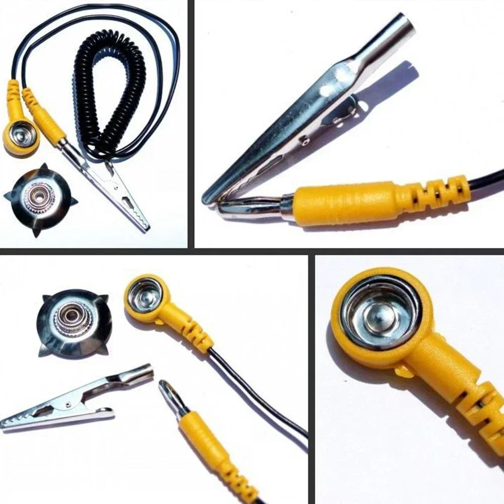 Cable de tierra ESD antiestáti - Power Tools Yellow And Black reseña y precio