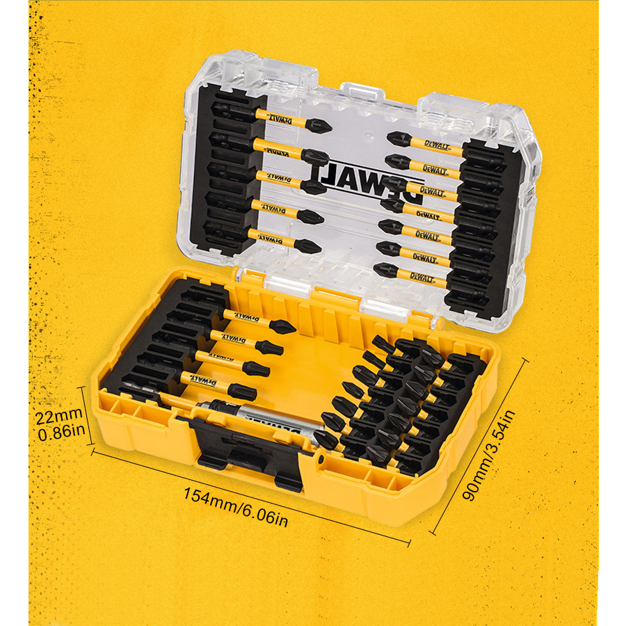DeWalt Juego de 31 piezas de c - Power Tools Yellow And Black reseña y precio