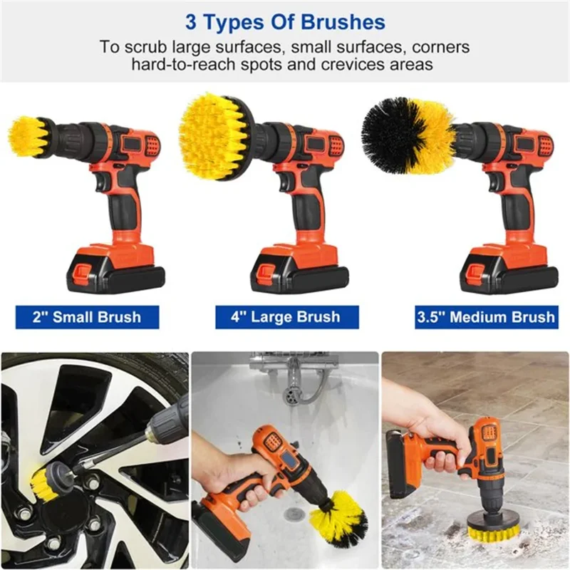 Juego de 3 cepillos de limpiez - Power Z Tools reseña y precio