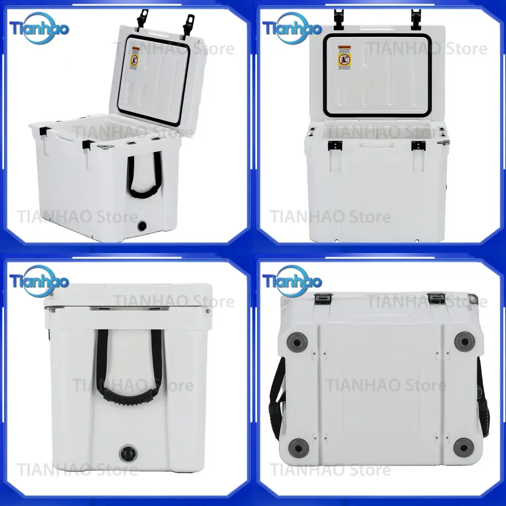 Nevera Rotomoldeada de Alta Re - Power Tools Logo reseña y precio