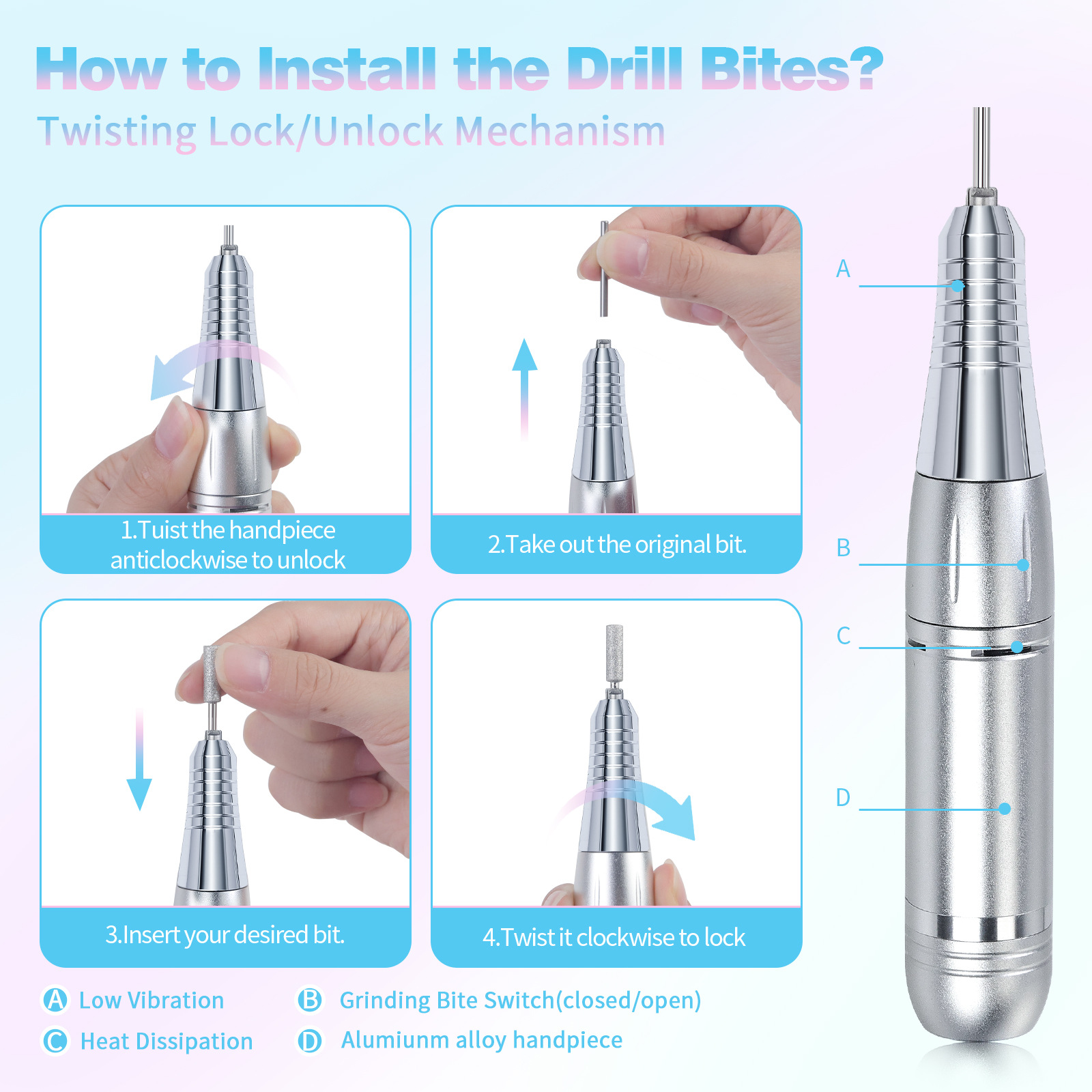 Máquina de Manicura Eléctrica  - Power Tools Online reseña y precio