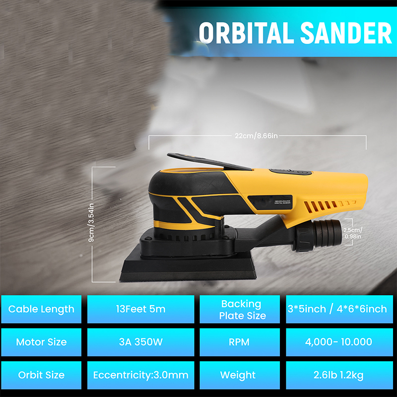 Lijadora orbital aleatoria elé - Detail Sander Corner reseña y precio
